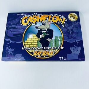 Cashflow Board Game 2020 Robert Kiyosaki Rich Dad Complete Items Sealed Open Box